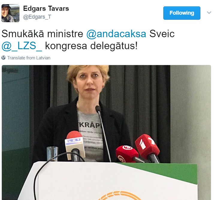 Latvijas smukākā ministre Čakša iekļuvusi 'krāpšanas' skandālā (Attēls 0)