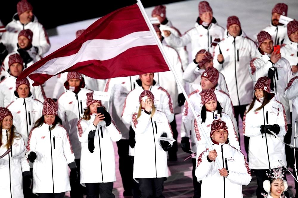 Mēs lepojamies! Phjončhanā jau ceremonijas sākumā sagaida Latvijas sportistus (Attēls 3)