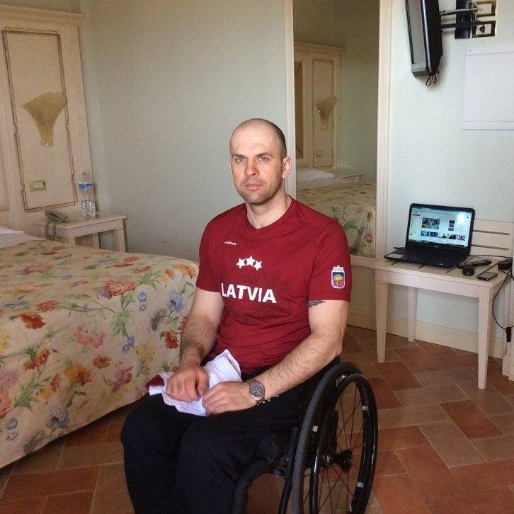 41 gada vecumā pēkšņi miris valsts izlases paraolimpietis Guntars Skrabis (Attēls 1)