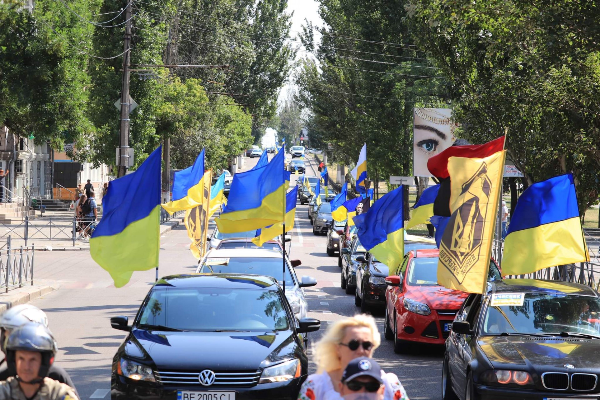 Šovakar notiek auto Brīvības brauciens ar Ukrainas karogiem gar Krievijas vēstniecību. Aicināti visi! (Attēls 2)