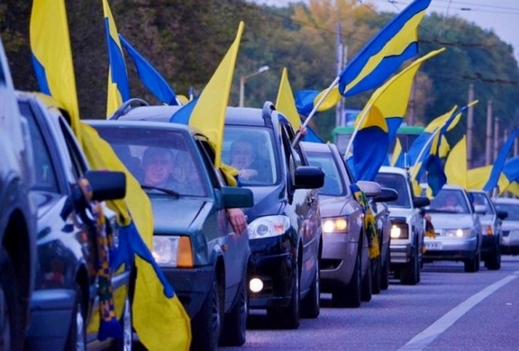 Šovakar notiek auto Brīvības brauciens ar Ukrainas karogiem gar Krievijas vēstniecību. Aicināti visi! (Attēls 3)