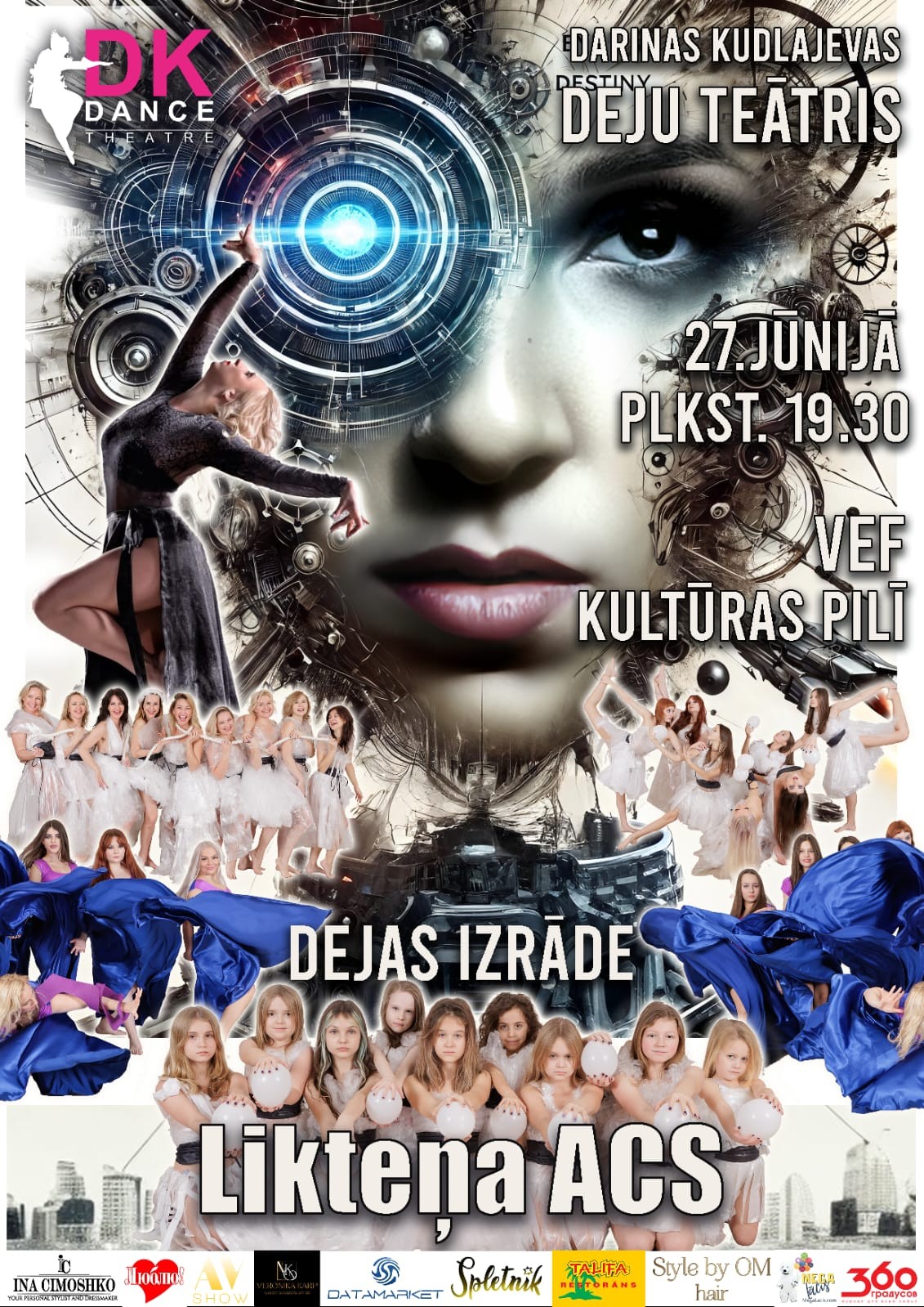 Ar ķermeņa plastikas spēku, mūzikas intensitāti un kustību skaistumu! Ielūdz Darinas Kudļajevas deju teātris DK Dance Theatre (Attēls 0)