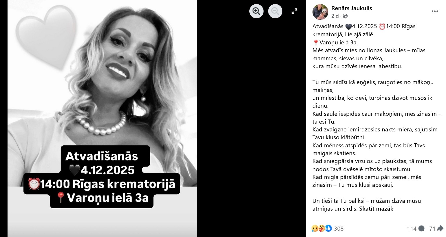 Noskaidrots šaušalīgās nāves iemesls - NMPD Latvijas ātrās palīdzības mediķes izdarītajai pašnāvībai iebraucot Daugavā. FOTO / VIDEO (Attēls 0)
